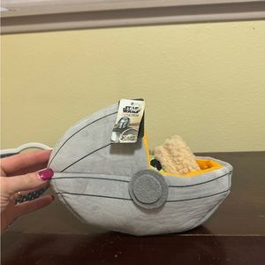 Star Wars Mandalorian Dog Toy The Child Carriage Plush NWT